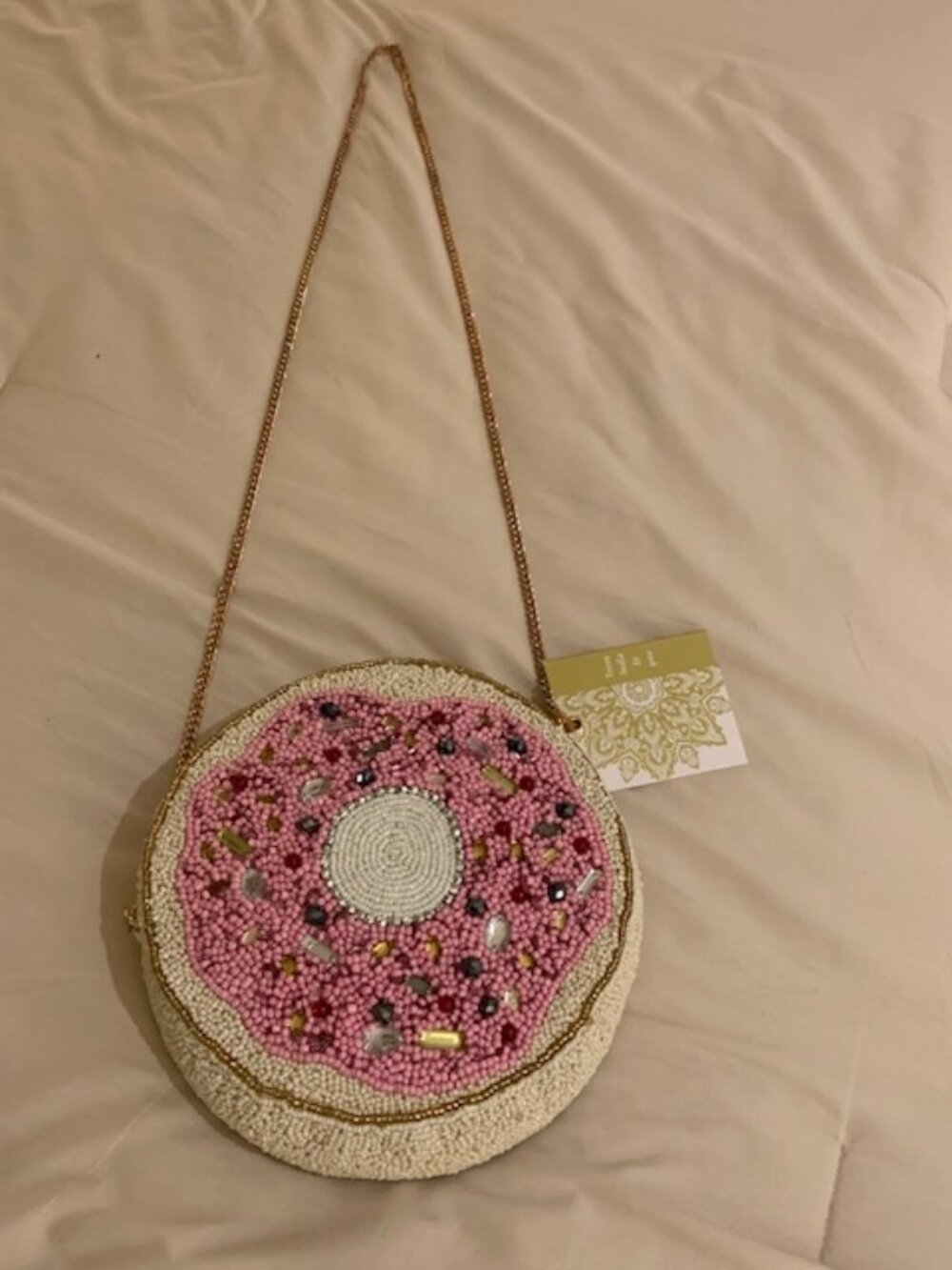 🍩 Viral TikTok Beaded Donut Crossbody NWT 🍩